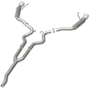 MagnaFlow Cat-Back 15-16 Ford Mustang 2.3L L4 Competition SS 3in Dual Split Rear 4.5in Black Tips Magnaflow Catback