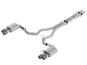 Borla 2018 Ford Mustang GT 5.0L AT/MT (w/o Valves) ATAK 3in Cat-Back Exhaust w/Carbon Fiber Tips Borla Catback