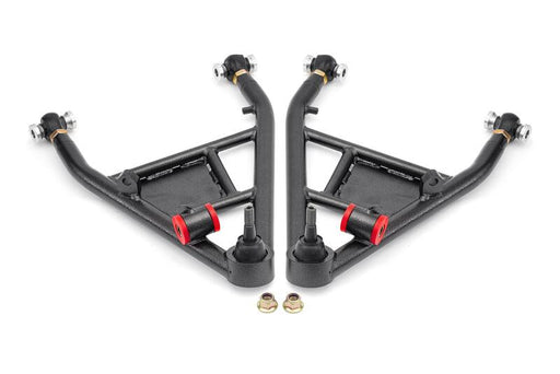 BMR 14-19 Chevrolet Corvette C7 Rear Lower Control Arms For 15in Conversion Kit - Black Hammertone BMR Suspension Control Arms