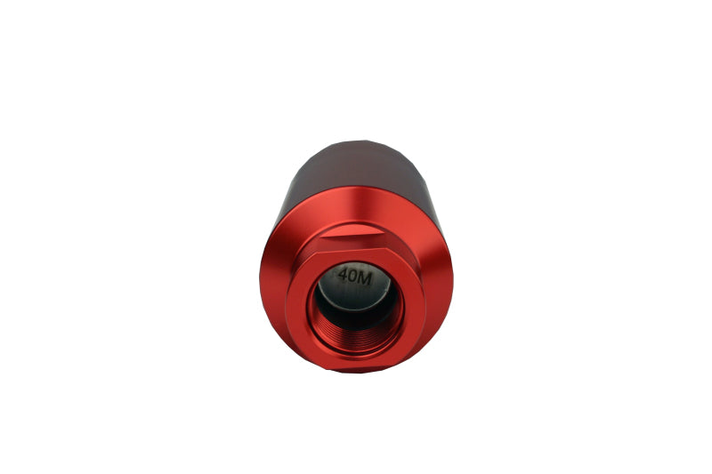 Aeromotive In-Line Filter - AN-10 size - 40 Micron SS Element - Red Anodize Finish Aeromotive Fuel Filters