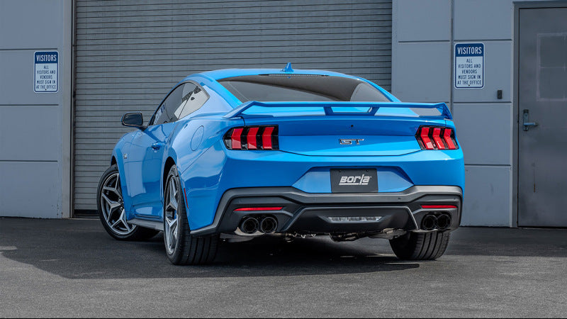 Borla 2024 Ford Mustang GT 5.0L V8 w/ Active Exhaust ATAK Cat-Back Exhaust System - Carbon Fiber Borla Catback