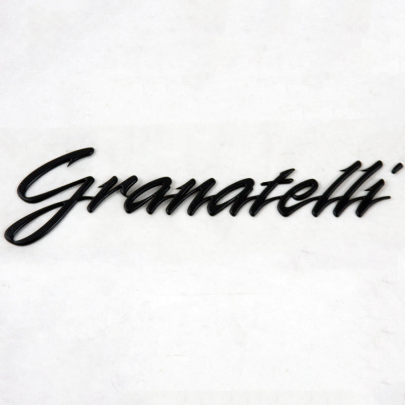 Granatelli Logo Domed Decal - Black Granatelli Motor Sports Stickers/Decals/Banners