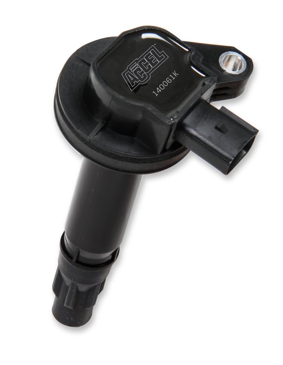 Ignition Coil - SuperCoil series- 2007-2016 Ford 3.5L/3.7L V6, Black, Individual 140061K ACCEL Autoparts