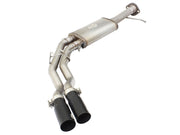 aFe Rebel Series Exhaust SS Front Side Exit CB w/ Black Tips 10-14 Ford F150 Ecoboost V8 6.2L aFe Catback