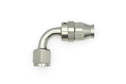 DeatschWerks 8AN Female Swivel 90-Degree Hose End PTFE (Incl. 1 Olive Insert) DeatschWerks Fittings