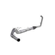MBRP F-250/350 6.0L EC/CC 5in Turbo Back (Stock Cat) Single Side Exit AL MBRP Catback