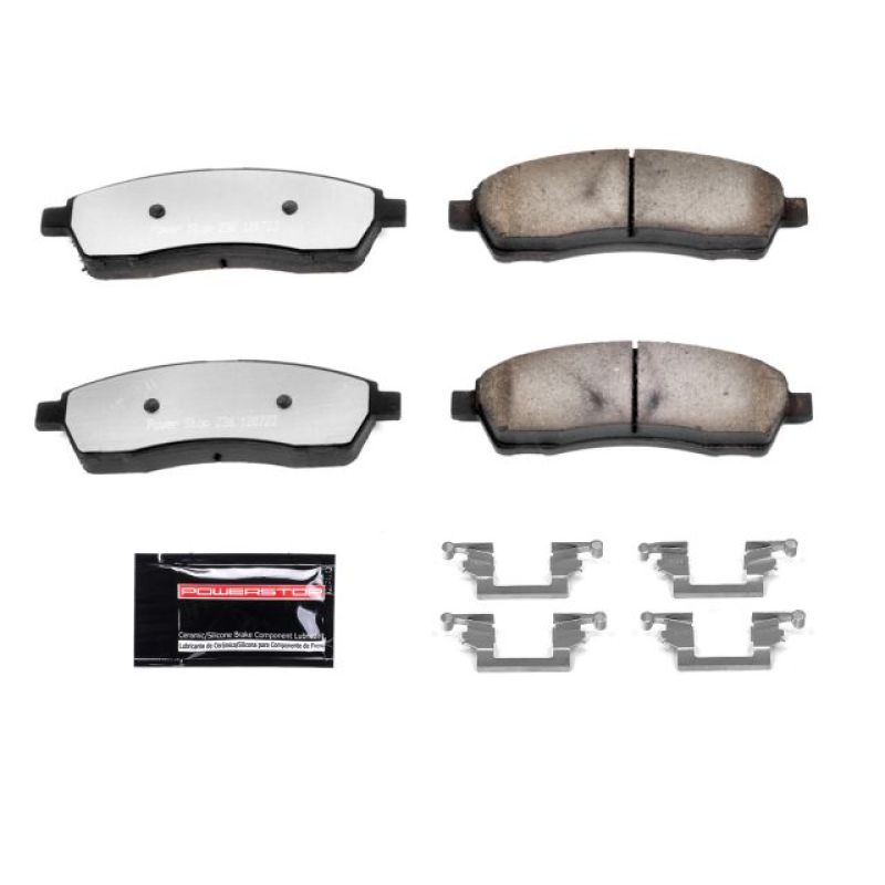 Power Stop 00-05 Ford Excursion Rear Z36 Truck & Tow Brake Pads w/Hardware PowerStop Brake Pads - Performance