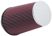 K&N Universal Chrome Filter 3 1/2 inch ID FLG / 6 inch Bottom / 4 1/2 inch CR / 9 inch Length K&N Engineering Air Filters - Universal Fit