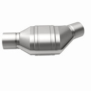MagnaFlow Universal Catalytic Converter 2in Inlet/Outlet Angled Offset/Center Oval (California) Magnaflow Catalytic Converter Universal