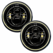 Oracle 7in High Powered LED Headlights - Black Bezel - White ORACLE Lighting Headlights