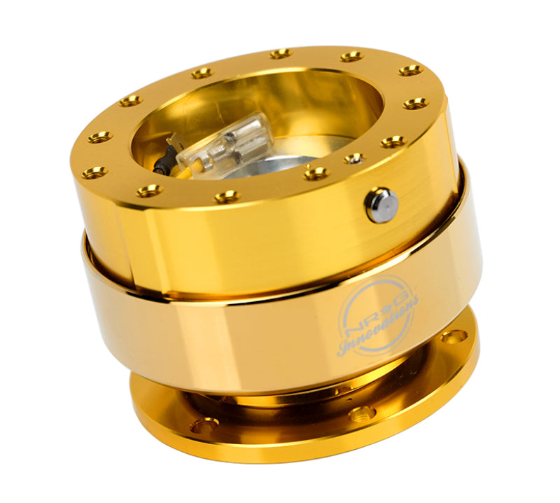 NRG Quick Release - Gold Body/Chrome Gold Ring NRG Quick Release Adapters
