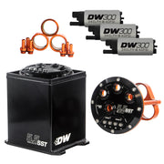 DeatschWerks 5.5L Modular Surge Tank Includes 3 DW300 Fuel Pumps DeatschWerks Surge Tanks