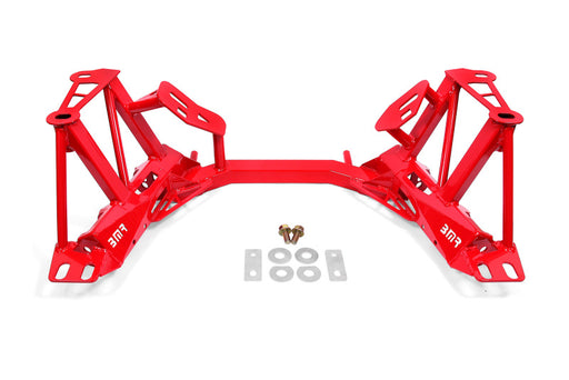 BMR 96-04 Ford Mustang K-Member w/o Spring Perches - Red BMR Suspension Crossmembers