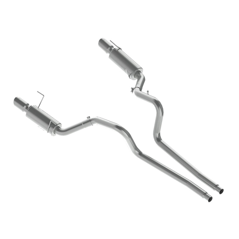 MBRP 05-09 Ford Shelby GT500 / GT Dual Split Rear Street Version 4in Tips T409 Exhaust System MBRP Catback