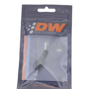 DeatschWerks 1/8in NPT Male Thread 5/16in Hose Barb - Anodized Matte Black DeatschWerks Fittings