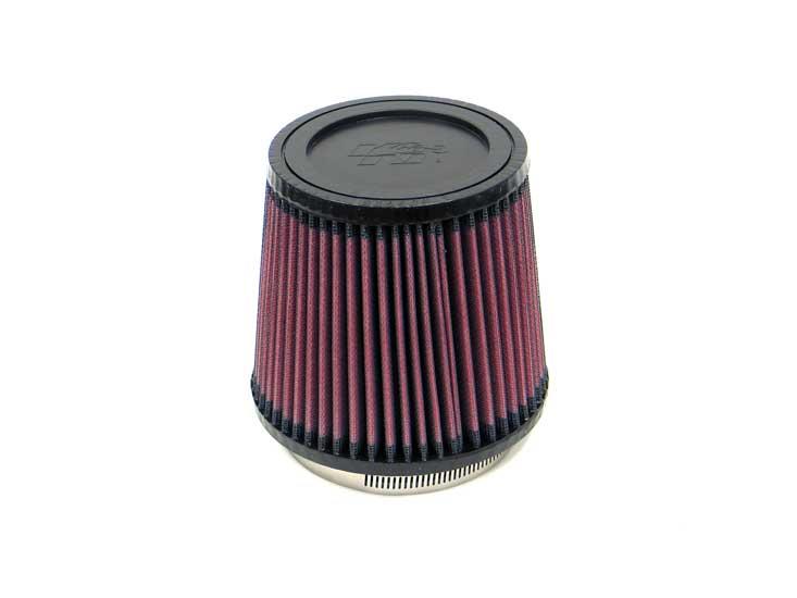 K&N Filter Universal Rubber Filter 3.75in Flange ID / 5.375in Base OD / 4.375in Top OD / 5in Height K&N Engineering Air Filters - Universal Fit