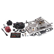 Edelbrock Pro Flo 4 EFI System Seq Port BBC Rect Port 9.8 Deck 775 Max HP 60lb/hr Satin Finish Edelbrock Fuel Injection Control Modules