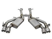 aFe MACHForce XP 3in 304 SS Axle-Back Dual Exhaust (NPP) w/ Polished Tips 16-17 Camaro SS V8-6.2L aFe Axle Back