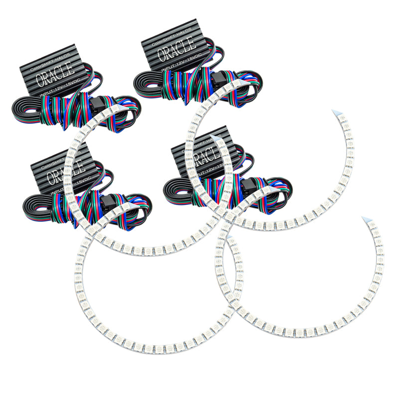 Oracle Nissan Skyline 98-01 Halo Kit - ColorSHIFT w/o Controller ORACLE Lighting Headlights