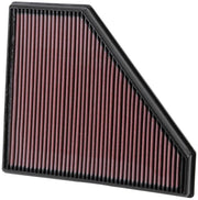 K&N Replacement Panel Air Filter 12.313in OS L x 10.313in OS W x 1.188in H for 13-14 Cadillac ATS K&N Engineering Air Filters - Drop In