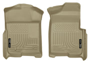 Husky Liners 09-12 Ford F-150 Regular/Super/Super Crew Cab WeatherBeater Tan Floor Liners Husky Liners Floor Mats - Rubber