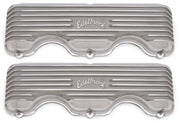 Edelbrock Valve Cover Classic Series Chevrolet W 348/409 CI V8 Polshed Edelbrock Valve Covers
