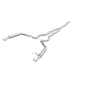 MagnaFlow Cat-Back 15-16 Ford Mustang 2.3L L4 Competition SS 3in Dual Split Rear 4.5in Black Tips Magnaflow Catback