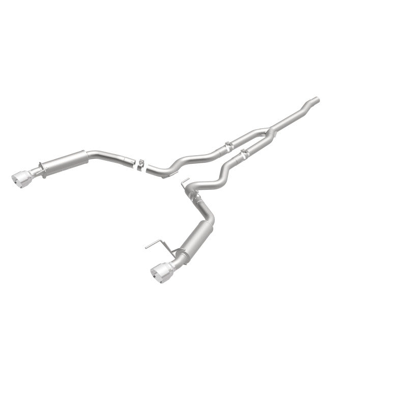 MagnaFlow Cat-Back 15-16 Ford Mustang 2.3L L4 Competition SS 3in Dual Split Rear 4.5in Black Tips Magnaflow Catback