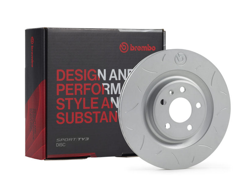 Brembo 2014 Audi TT/08-14 Volkswagen Golf VI 1.2 TSI Rear TY3 Sport Disc Rotor - 272X10 Brembo Brake Rotors - Slotted