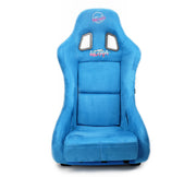 NRG FRP Bucket Seat ULTRA Edition - Medium (Blue Alcantara/Pearlized Back) NRG Race Seats
