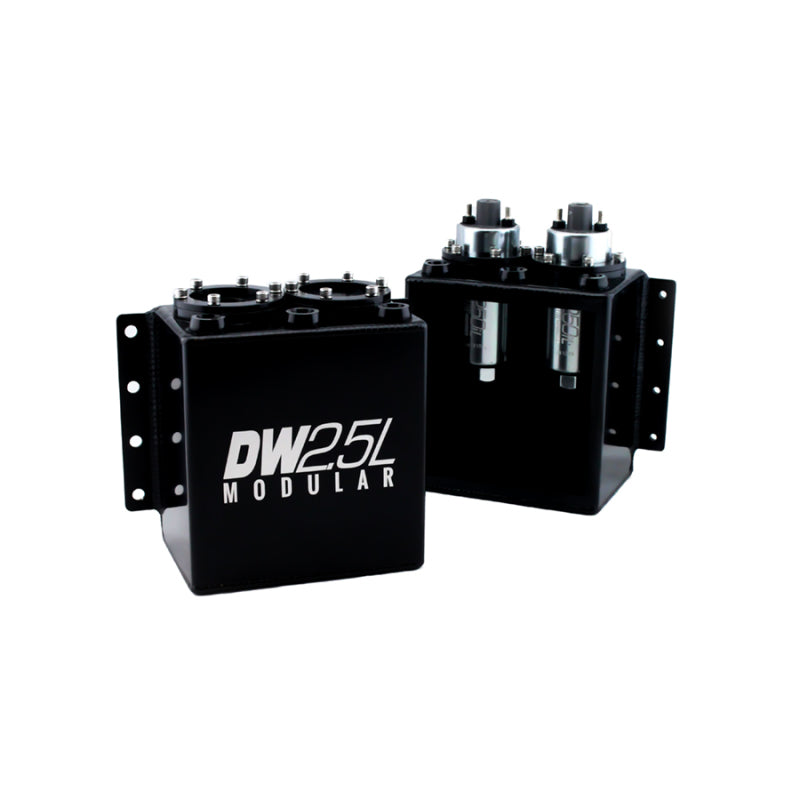 DeatschWerks 2.5L Modular Surge Tank (Fits 1-2 DW250iL Fuel Pumps - Pumps Not Included) DeatschWerks Surge Tanks