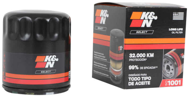 K&N 04-18 Chevrolet Aveo 1.6L L4 / 04-16 Chevrolet Tornado 1.8L L4 Spin-On Oil Filter K&N Engineering Oil Filters