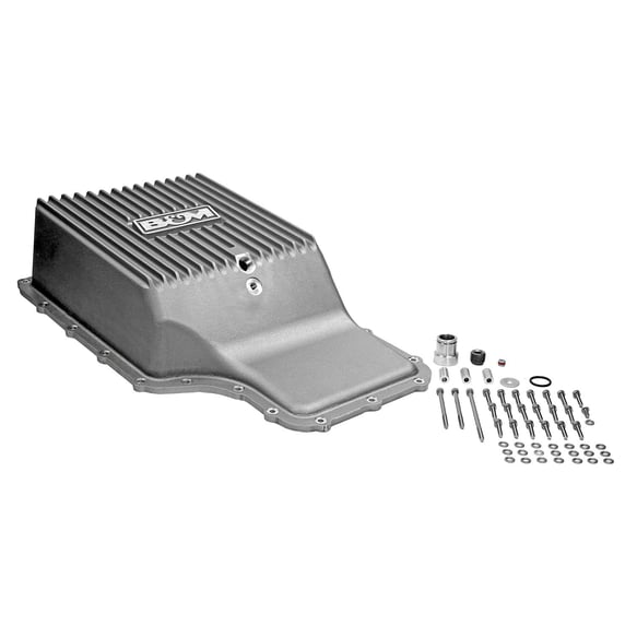 B&M HI-TEK DEEP TRANSMISSION PAN - Natural 70397 B&M Autoparts
