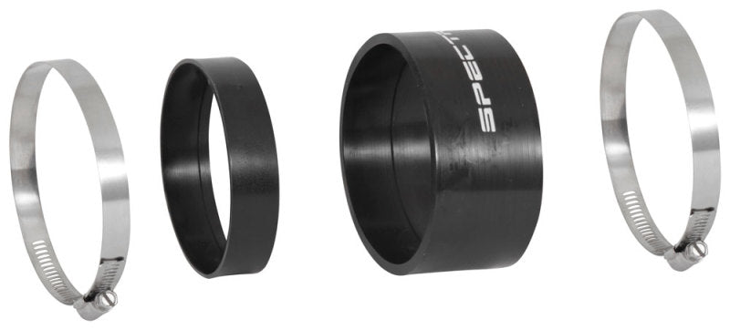 Spectre Coupler 4in. (PVC) - Black Spectre Silicone Couplers & Hoses