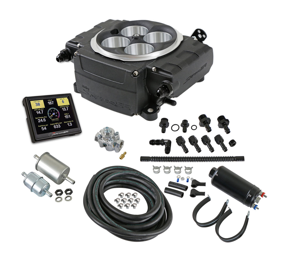 50cc Accelerator Pump Conversion Kit - Aluminum, Black Hardware