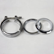 Granatelli 3.0in Mating Male to Female Flanges w/V-Band Clamp Granatelli Motor Sports Flanges