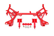 BMR 93-02 4th Gen F-Body K-member Low Mount Turbo LS1 Motor Mounts Pinto Mounts - Red BMR Suspension Crossmembers