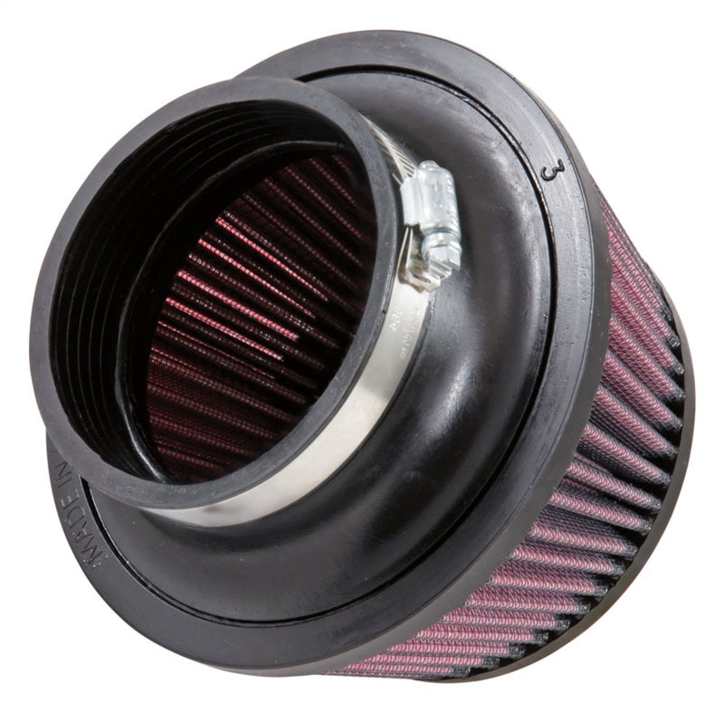 K&N Universal Round Clamp-On Air Filter 3in Flange ID x 6in Base OD x 4.625in Top OD x 3in Height K&N Engineering Air Filters - Universal Fit