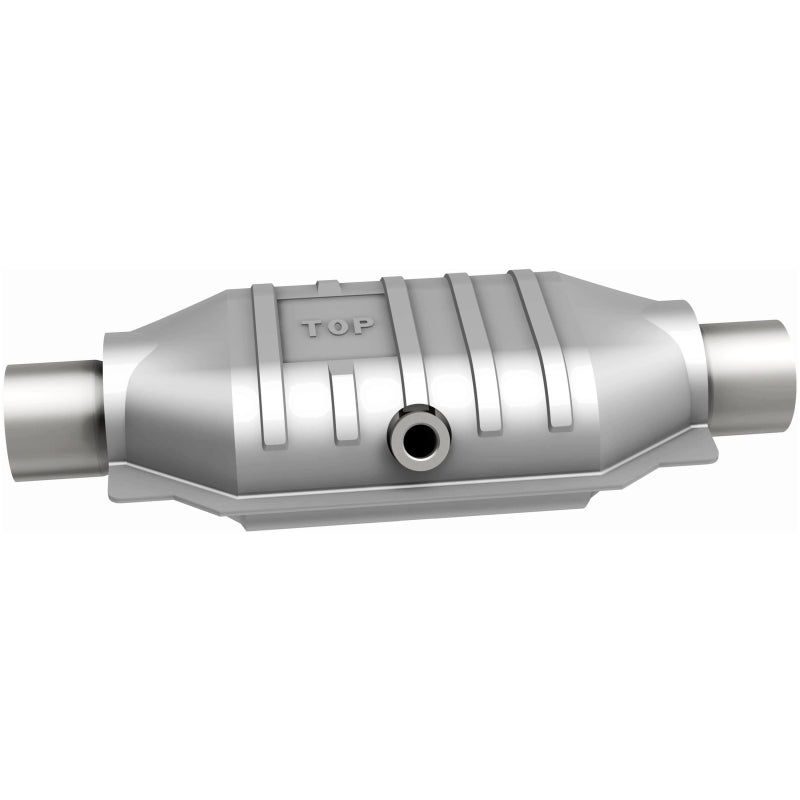MagnaFlow Universal Catalytic Converter 2.5 Midbed O2 CA OBDII Ul Magnaflow Catalytic Converter Universal
