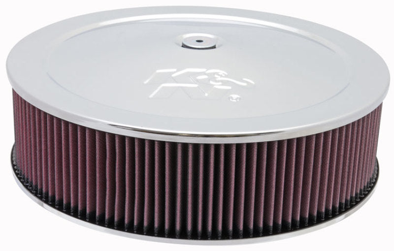 K&N Universal Custom Air Filter - Round 5.125in Flange / 14in OD / 5.125in ID / 5.625in Height K&N Engineering Air Filters - Direct Fit