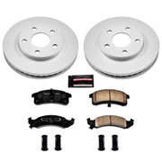 Power Stop 94-99 Buick LeSabre Front Z17 Evolution Geomet Coated Brake Kit PowerStop Brake Kits - Performance Blank