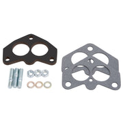 Edelbrock Carb Spacer Kit 3-Bolt 94 Series Carburetor Black Laminate Fiber Edelbrock Carburetor Rebuild Components