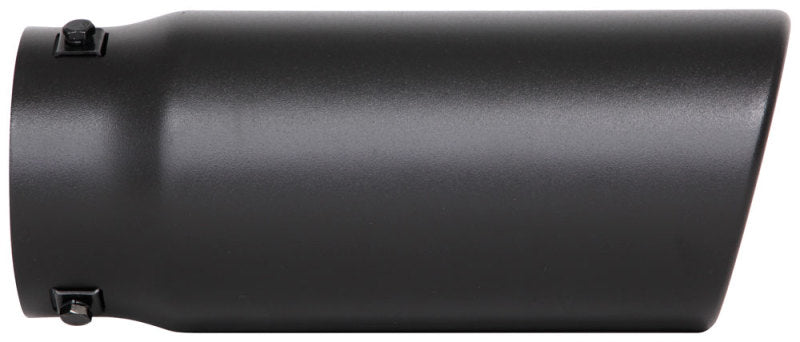 Spectre Exhaust Tip 4-1/2in. OD / Slant - Black Spectre Tips