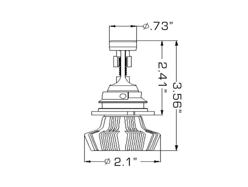 Oracle 9004 4000 Lumen LED Headlight Bulbs (Pair) - 6000K ORACLE Lighting Bulbs