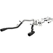 MagnaFlow SYS Cat-Back 2017 Ford F-150 Raptor 3.5L Dual Black Coated 3in Tips Magnaflow Catback