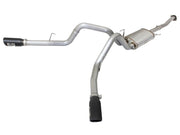 aFe MACHForce XP Exhaust 3in SS Dual Side Exit CB w/ Black Tips 15 Ford F150 Ecoboost V6-2.7L/3.5L aFe Catback