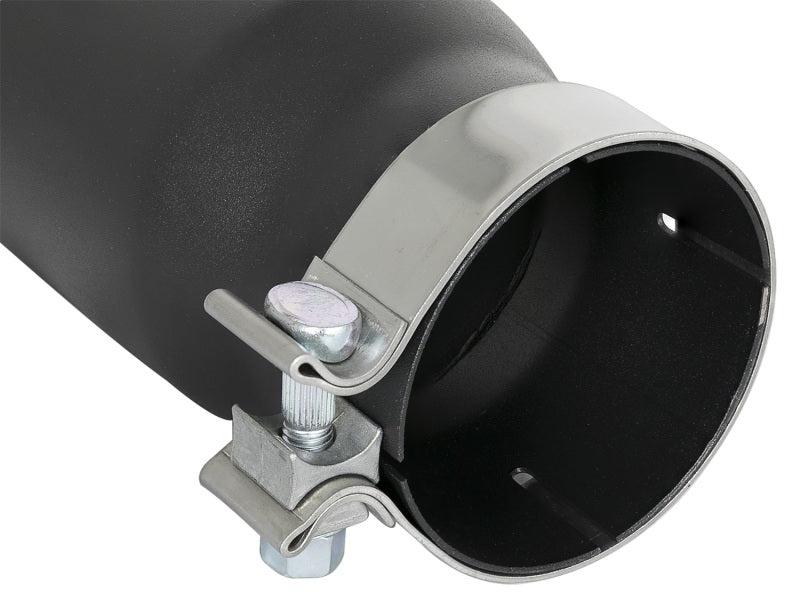 aFe MACH Force-Xp 409 Stainless Steel Exhaust Tip 3.5 In x 4.5in Out x 12in L Clamp-On aFe Catback