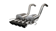 Corsa 2015-2019 Chevrolet Corvette C7 Z06 6.2L 2.75in Xtreme Axle-Back w/ Dual NPP & Quad Black Tips CORSA Performance Axle Back