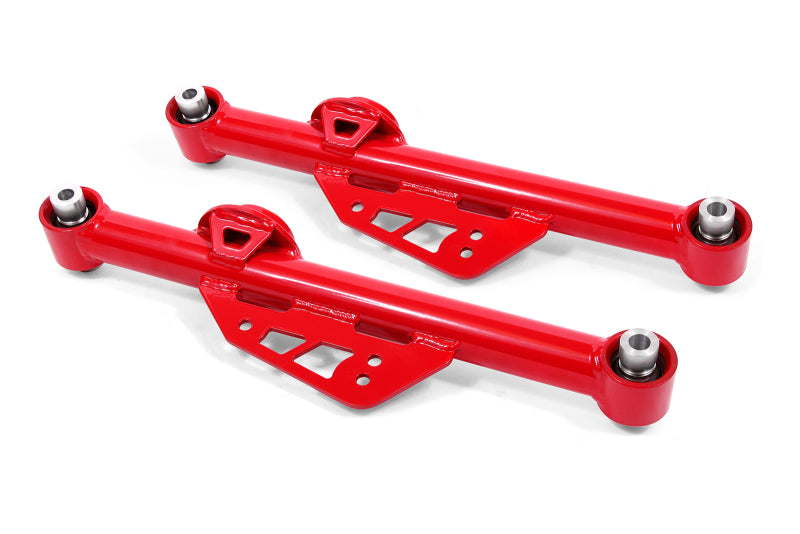 BMR 99-04 Mustang Non-Adj. Lower Control Arms w/ Spherical Bearings - Red BMR Suspension Control Arms