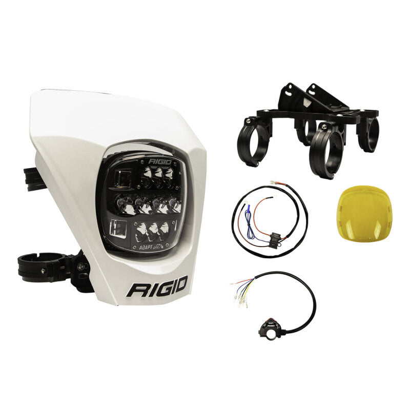 Rigid Industries Adapt XE LED Moto Kit - Black Rigid Industries Light Bars & Cubes